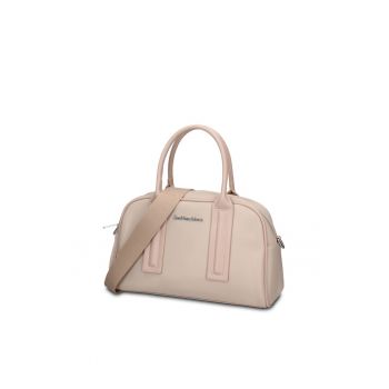 Geanta bowler cu bareta detasabila Celeste Nova - Bej