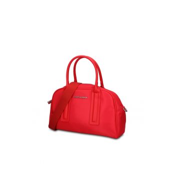Geanta bowler cu bareta detasabila Celeste Nova - Rosu