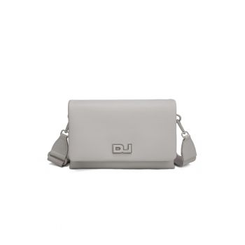 Geanta crossbody cu 2 compartimente Valeriana - Crem