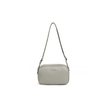Geanta crossbody cu logo Erisia Lux - Verde deschis