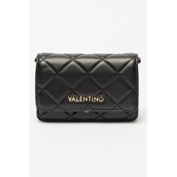 Geanta crossbody de piele ecologica Ocarina - Negru