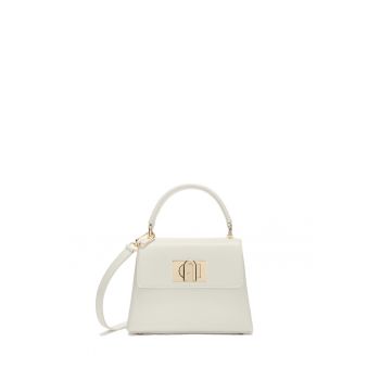 Geanta crossbody de piele Marcella - Crem