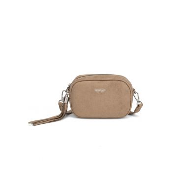 Geanta crossbody Valeria Elite - Maro taupe