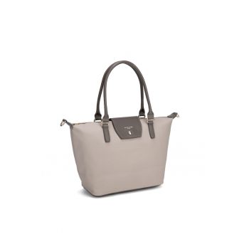 Geanta cu bareta detasabila de umar Evren - Maro taupe