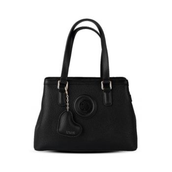 Geanta cu bareta detasabila de umar - Negru