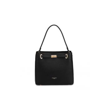 Geanta cu logo si bareta Solara - Negru