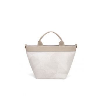 Geanta cu maner si bareta detasabila Lumena - Bej