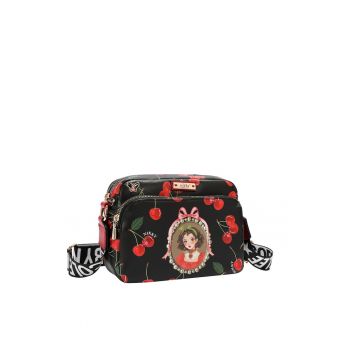Geanta dama CHERRY LIPS BLACK NK13118 - Multicolor - Universal