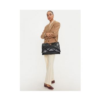 Geanta dama -  model Kira - piele naturala - neagra