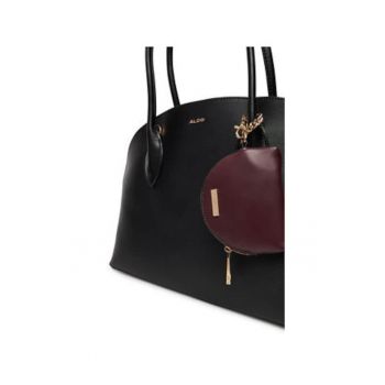 Geanta dama -  neagra - imitatie piele - format A4