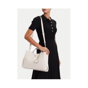 Geanta dama  Phoebe OFF WHITE LOGO - ecologica - 65070