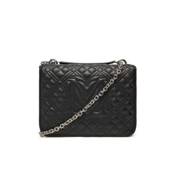 Geanta dama  Piele ecologica - Neagra