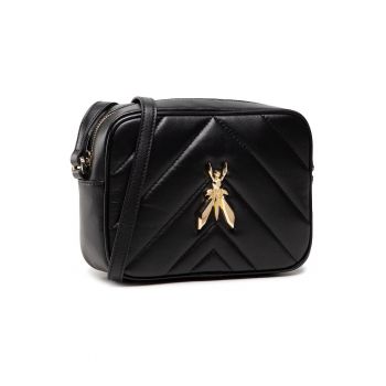 Geanta dama -  piele naturala - neagra - One Size INTL