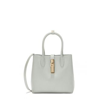 Geanta de piele cu bareta de umar Elara Chic - Roz