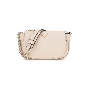 Geanta de piele ecologica cu bareta de umar Fedora - Bej