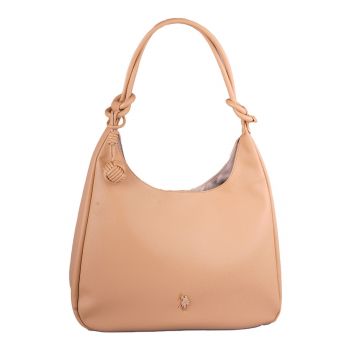 Geanta de piele ecologica - Maro nisip