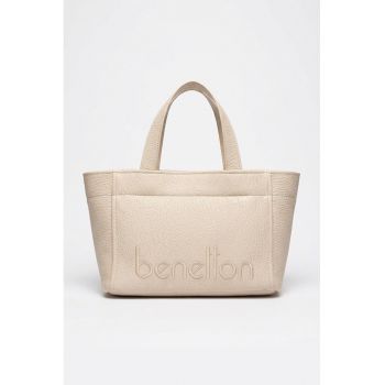 Geanta de umar cu logo brodat - Bej deschis