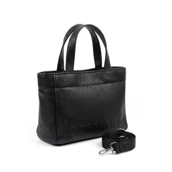 Geanta de umar cu logo brodat - Negru