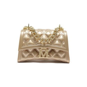 Geanta de umar cu model matlasat - Auriu