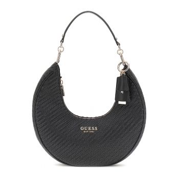 Geanta de umar in forma de semiluna - Negru