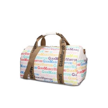 Geanta duffle de piele ecologica Callisto Plus - Alb