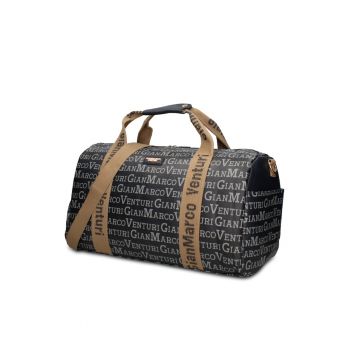 Geanta duffle de piele ecologica Callisto Plus - Albastru ultramarin