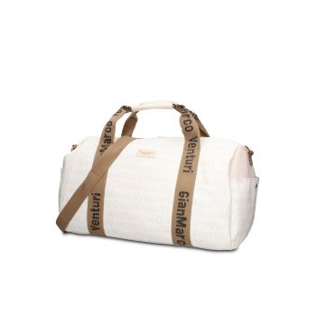 Geanta duffle de piele ecologica Callisto Plus - Crem