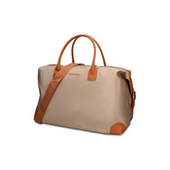 Geanta duffle din piele ecologoca Seraphina Prime - Bej