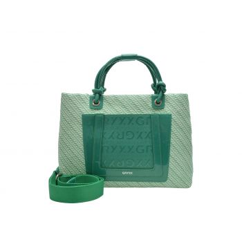 Geanta GRYXX verde, 212, din piele ecologica