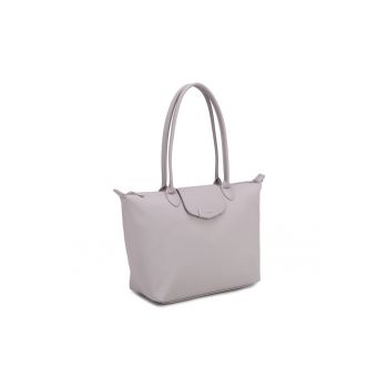 Geanta shopper de piele ecologica Corvus - Lila