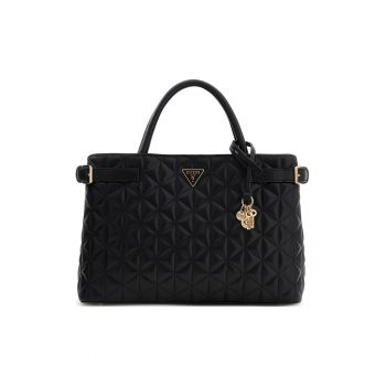 Geanta tote matlasata Paisleigh - Negru