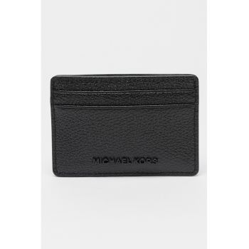 Portcart de piele cu aspect marmorat Jet Set - Negru