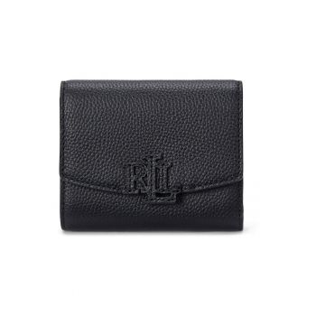 Portofel dama -  piele naturala - One Size - Negru