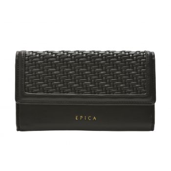 Portofel EPICA negru, 729, din piele ecologica