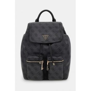 Rucsac cu model monograma Manhattan II - Gri antracit