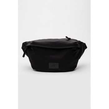 Borseta din material textil cu fermoar - Negru