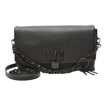 Geanta ALDO neagra, JACKIEBAG 008, din piele ecologica