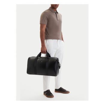 Geanta barbati -  material textil - negru - One Size INTL