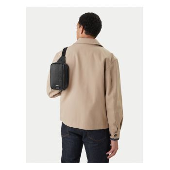 Geanta barbati -  piele ecologica - neagra - One Size INTL
