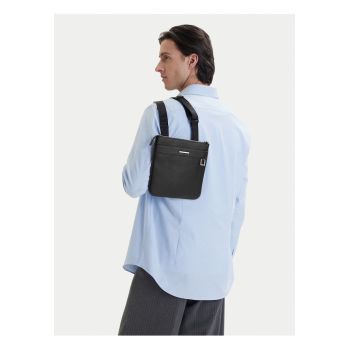 Geanta barbati -  piele ecologica - negru - One Size INTL