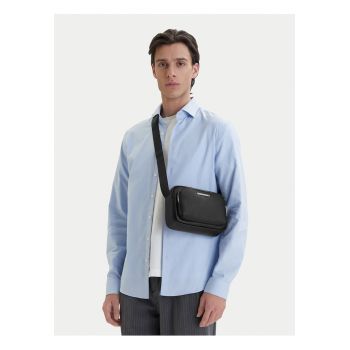 Geanta barbati -  piele ecologica - negru - One Size INTL