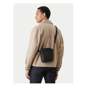 Geanta barbati -  piele ecologica - negru - One Size INTL