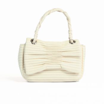 GEANTA CASUAL MICA CU MANER DIN PIELE ECOLOGICA CRL 18131 BEJ