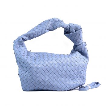 GEANTA CLASICA DIN PIELE ECOLOGICA CRL M2661 ALBASTRU