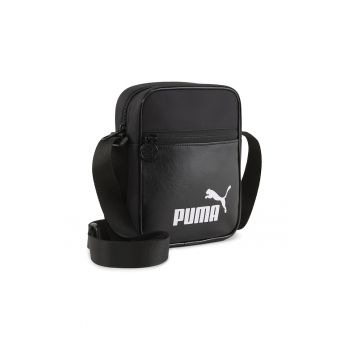 Geanta crossbody cu imprimeu logo - Negru