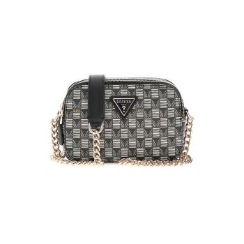 Geanta crossbody cu model Vikky II - Alb/Negru