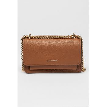 Geanta crossbody din piele Claire - Maro