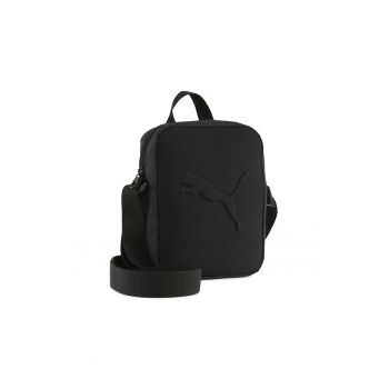 Geanta crossbody unisex cu logo Buzz - Negru