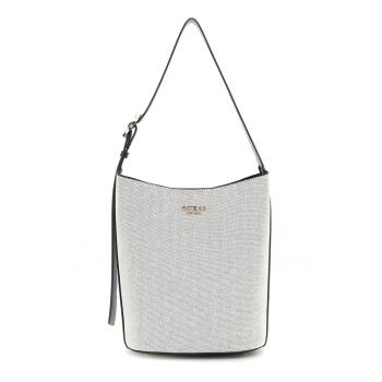 Geanta cu etui interior Nicolette - Verde/Gri