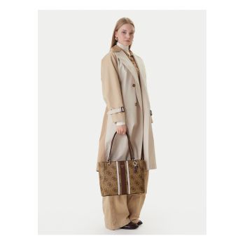 Geanta dama -  ecologica - maro - One Size INTL - set cu sac de praf